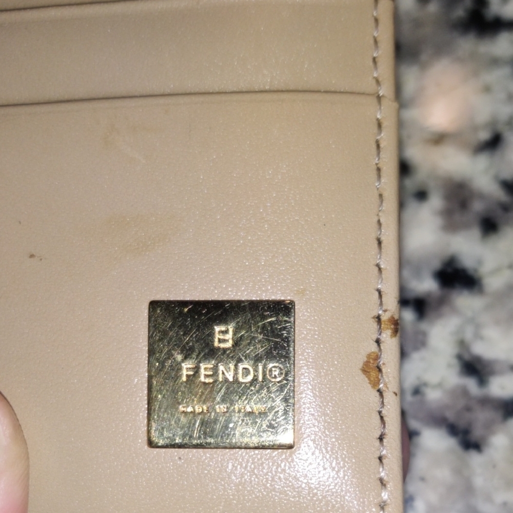 Fendi Tangerine Wallet with Gold Accent - Picture 11 of 11